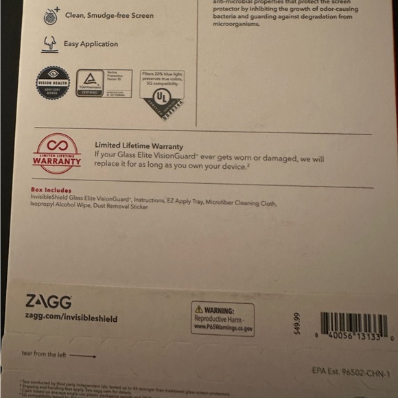 Zagg IPhone Screen Protector 12 Pro Max - Picture 4 of 5